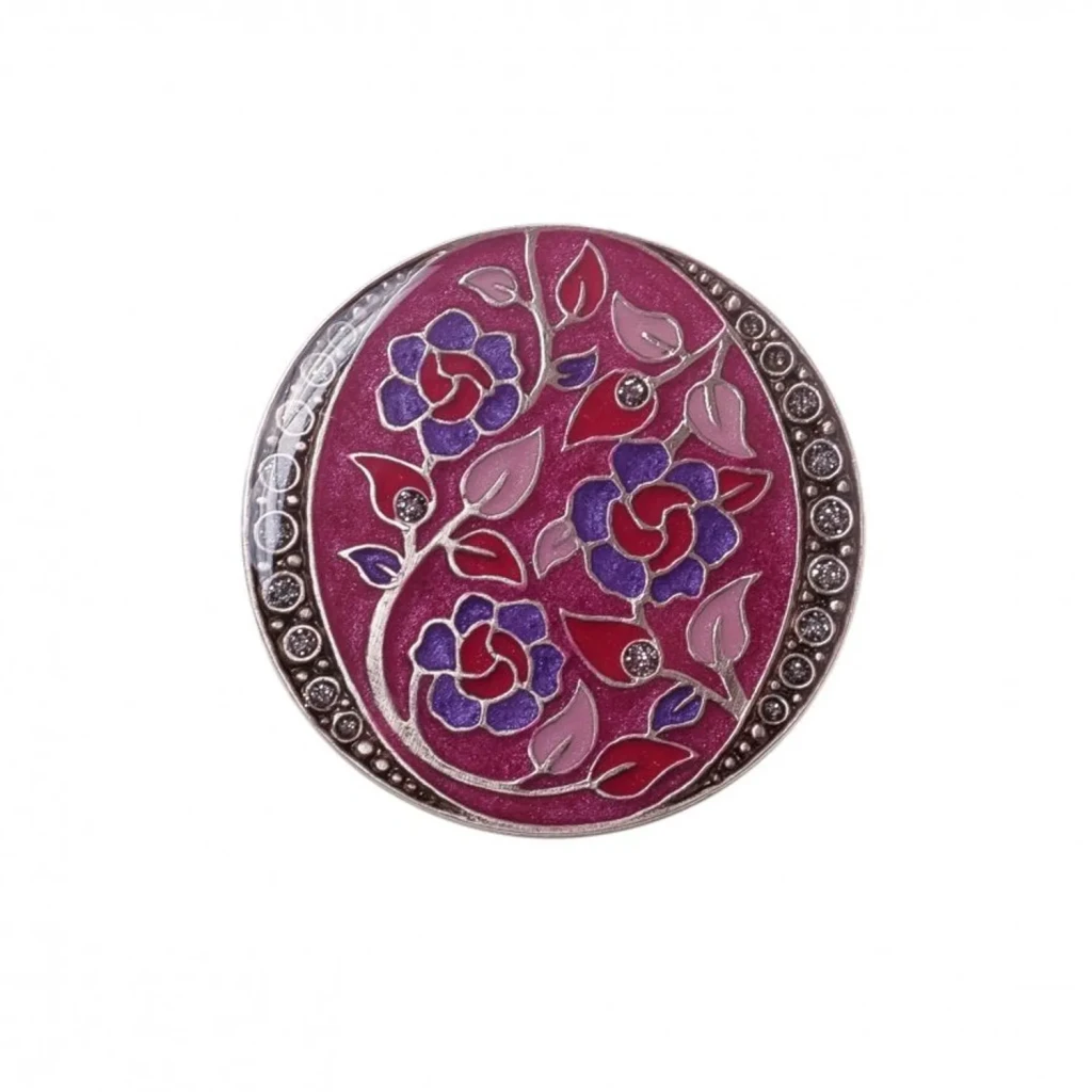 Брошь Clara Bijoux Цветы F77098 V