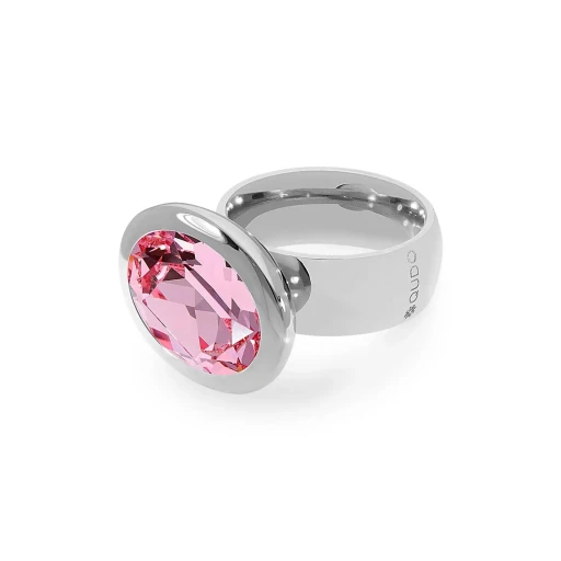 Кольцо Qudo TIVOLA big S light rose  19 мм 632105/19 R/S
