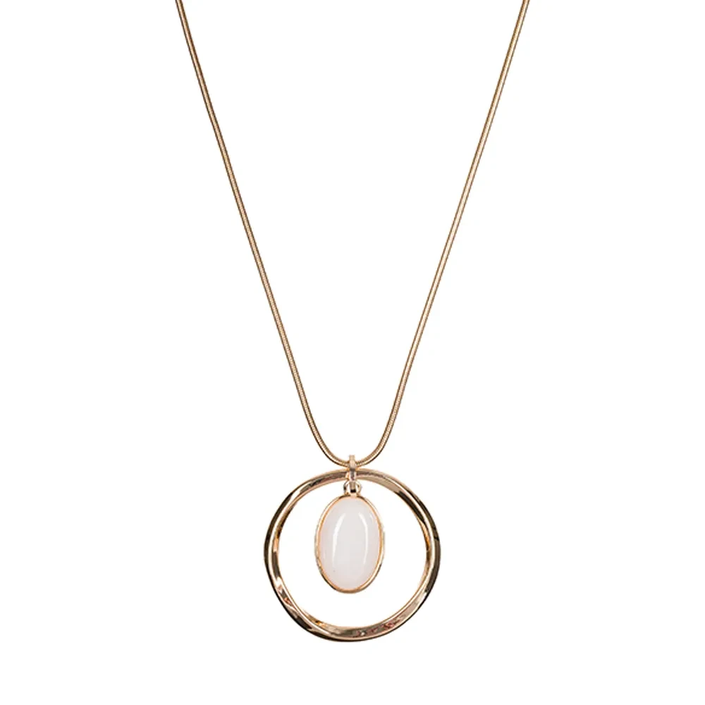Колье Fiore Luna LIGHT ROSE OPAL LN5138 R/G