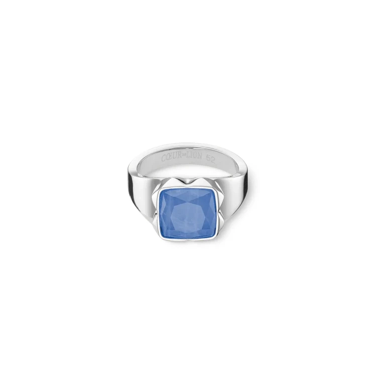 Кольцо Coeur de Lion Blue-Silver 1200/40-0717 56