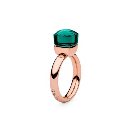 Кольцо Qudo Firenze emerald 18 мм 610460 G/RG