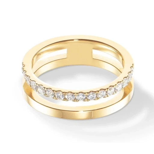 Кольцо Coeur de Lion Crystal-Gold 0136/40-1816 56