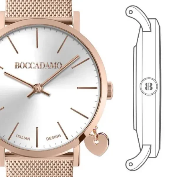 Часы Boccadamo Mya Rosegold White MY018 BW/RG