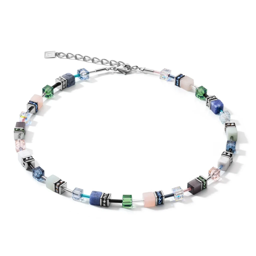 Колье Coeur de Lion Blue-Green 4905/10-0705
