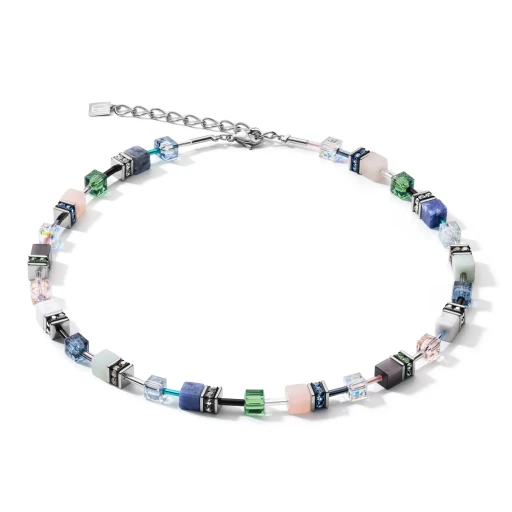 Колье Coeur de Lion Blue-Green 4905/10-0705