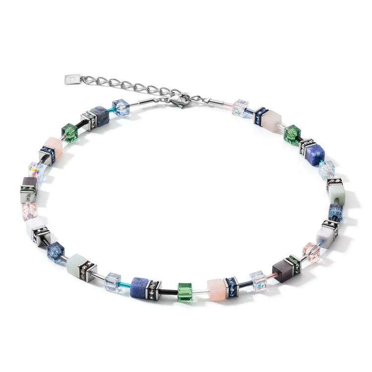 Колье Coeur de Lion Blue-Green 4905/10-0705