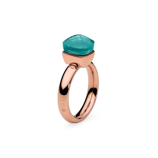 Кольцо Qudo Firenze blue apatite 19 мм 626098 BL/RG