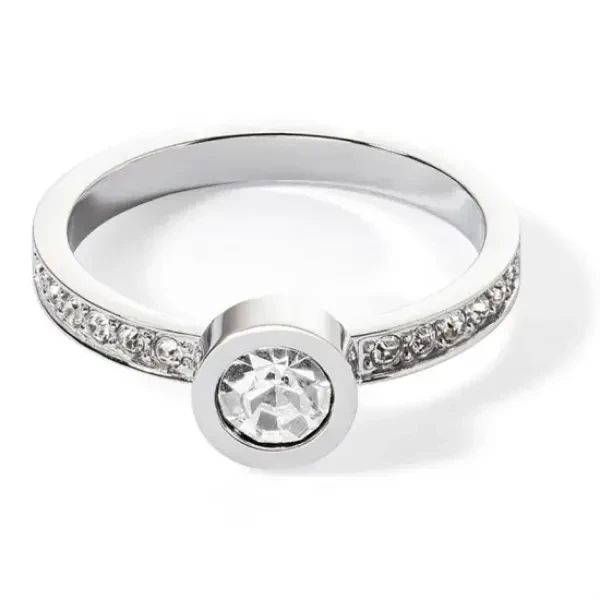 Кольцо Coeur de Lion Crystal-Silver 18.5 мм 0228/40-1817 58
