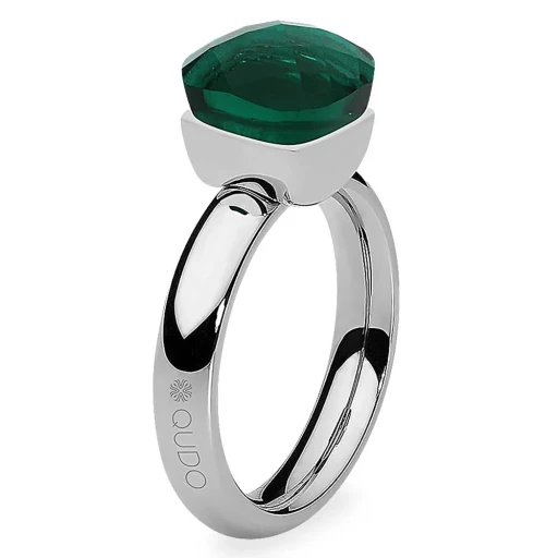 Кольцо Qudo FIRENZE 18.5 (S) Emerald 107000/40-4507 18.5