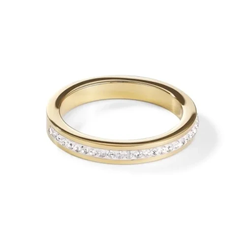 Кольцо Coeur de Lion Crystal-Gold 18 мм 0129/40-1816 56