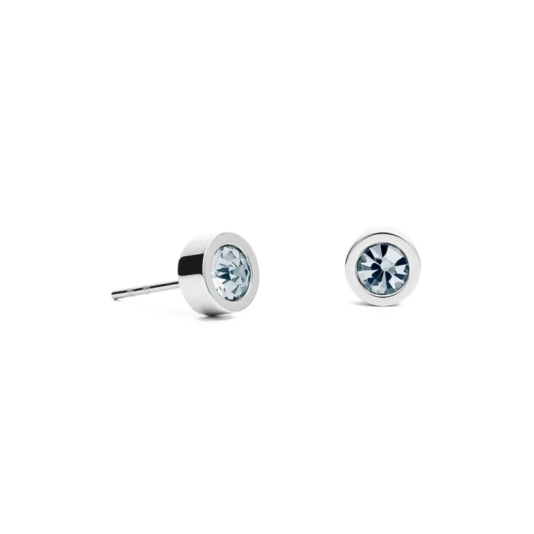Fiore Luna Пусеты Sky Blue 6х3 SWE126 BS S