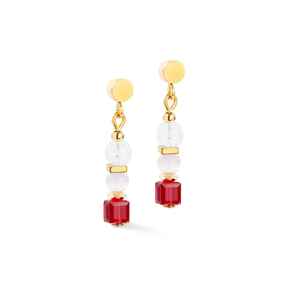Серьги Coeur de Lion Red-Rose 2105/21-0319