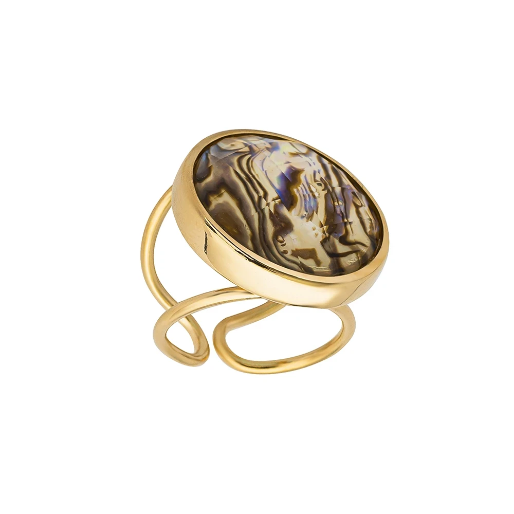 Кольцо Possebon abalone безразмерное K9948.14 M/G