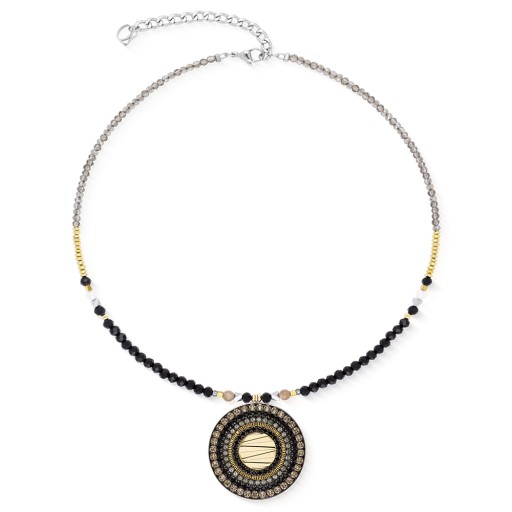 Колье Coeur de Lion Black-Gold 2036/10-1316