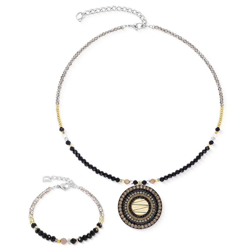 Колье Coeur de Lion Black-Gold 2036/10-1316