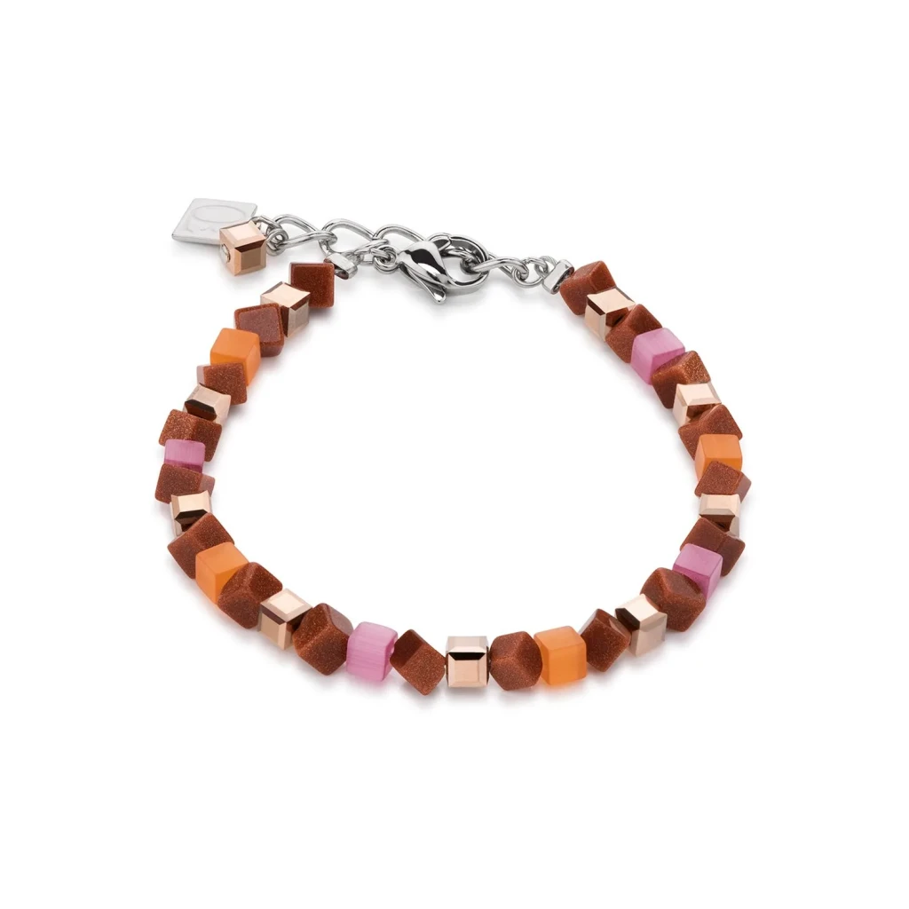 Браслет Coeur de Lion Orange-Rose 4911/30-0219