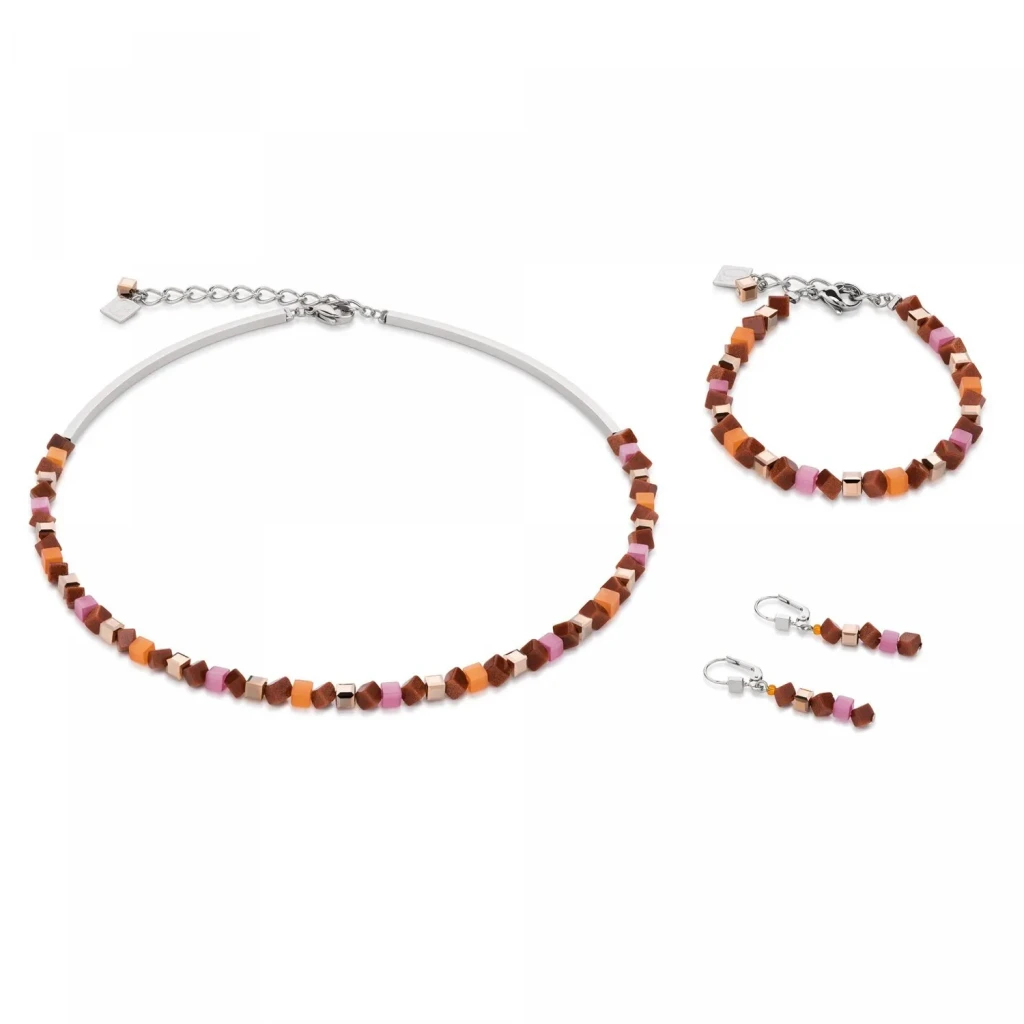 Браслет Coeur de Lion Orange-Rose 4911/30-0219