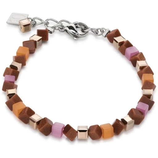 Браслет Coeur de Lion Orange-Rose 4911/30-0219