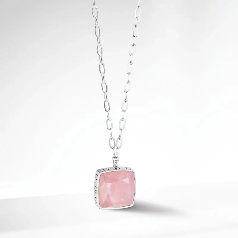 Колье Coeur de Lion Rose-Silver 1201/10-1917