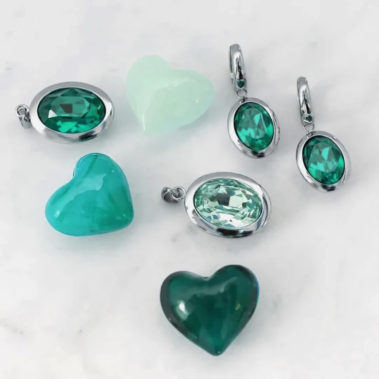 Колье Qudo TIVOLA big G emerald 404549.1 G/G