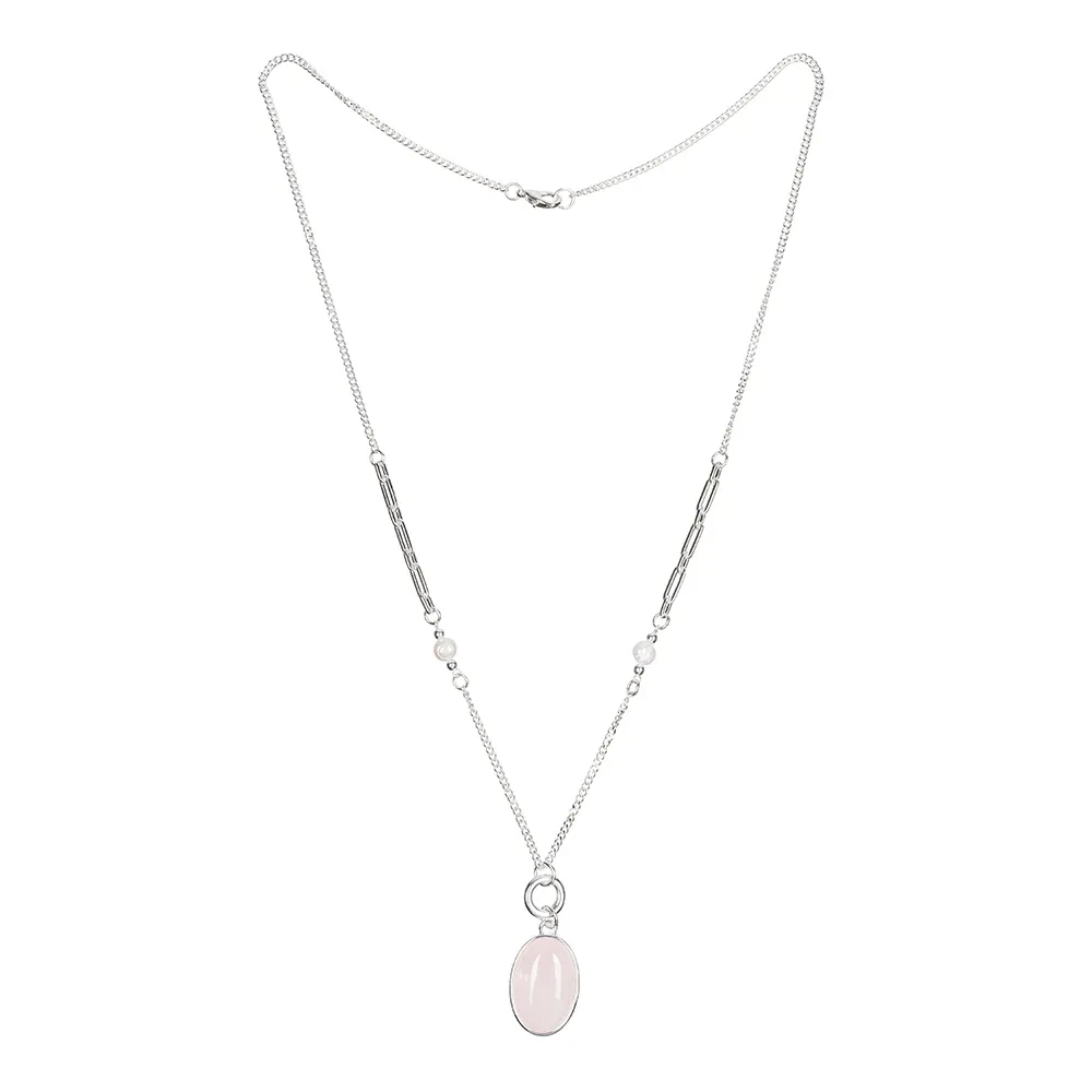 Колье Fiore Luna ROSE QUARTZ LN5154 R/S