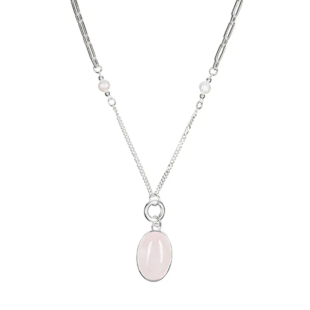 Колье Fiore Luna ROSE QUARTZ LN5154 R/S