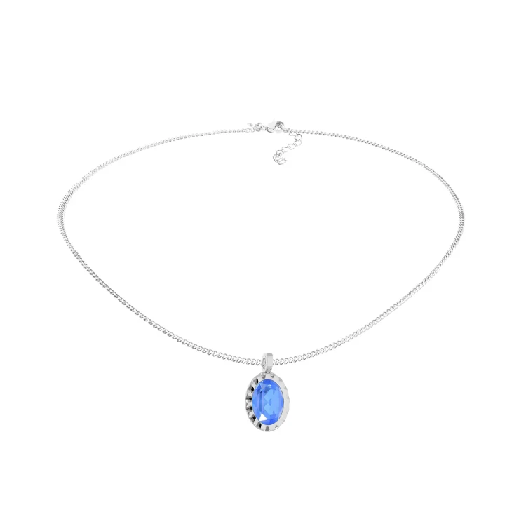 Колье Qudo TIVOLA UNICA big (S/P) Royal blue delite 3cm 420683