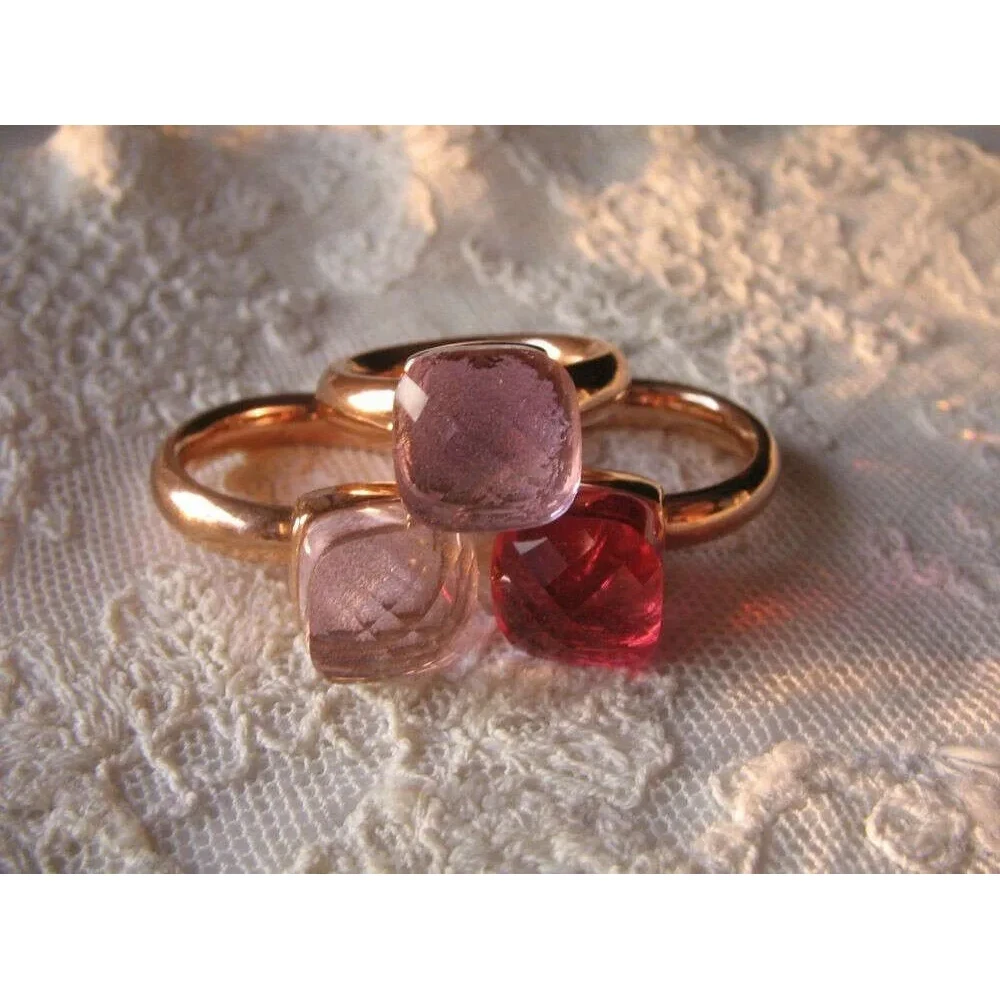 Кольцо Qudo Firenze padparadscha 17.2 мм 610477 R/RG