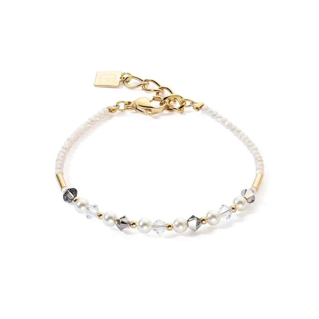 Браслет Coeur de Lion Grey-Crystal 6022/30-1218