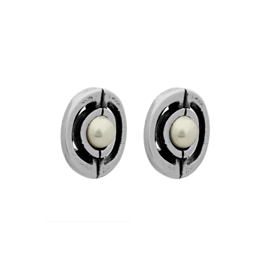 Пусеты Ciclon Elegance A211602-40 BW/S