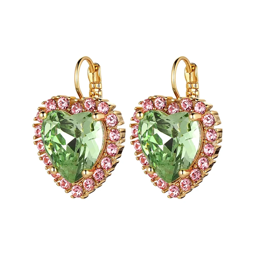 Серьги Dyrberg Kern FELICIA SG GREEN / ROSE 420055
