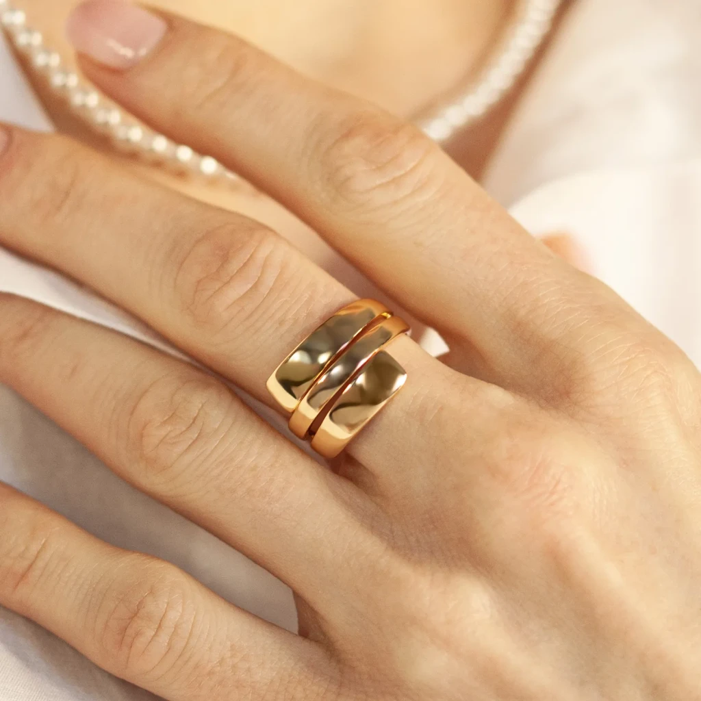 Кольцо Fiore Luna GOLD KBR02748-02