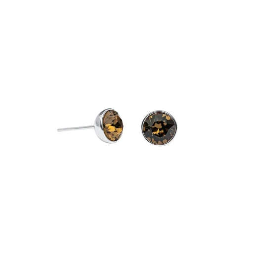 Fiore Luna Пусеты Smoked Quartz SWE298 SQ S