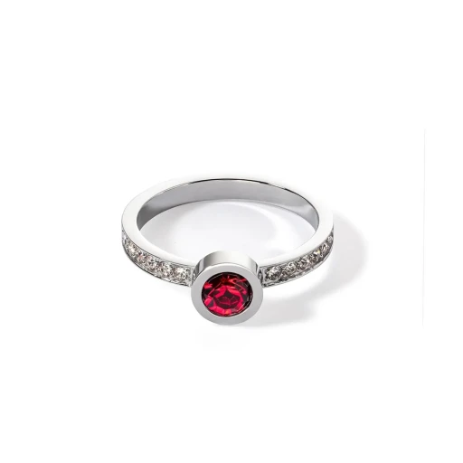 Coeur de Lion Кольцо Coeur de Lion Red-Silver 18.5 мм 0228/40-0317 58