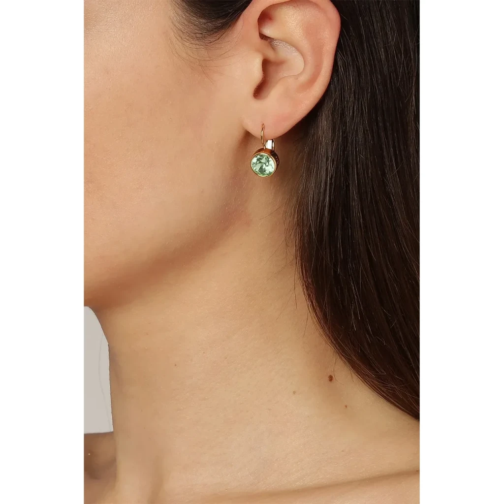 Серьги Dyrberg Kern LOUISE SG LIGHT GREEN 380100 G/G