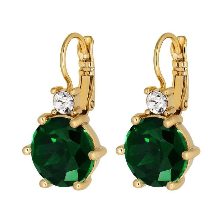 Серьги Dyrberg Kern BEGONIA SG EMERALD GREEN 470105