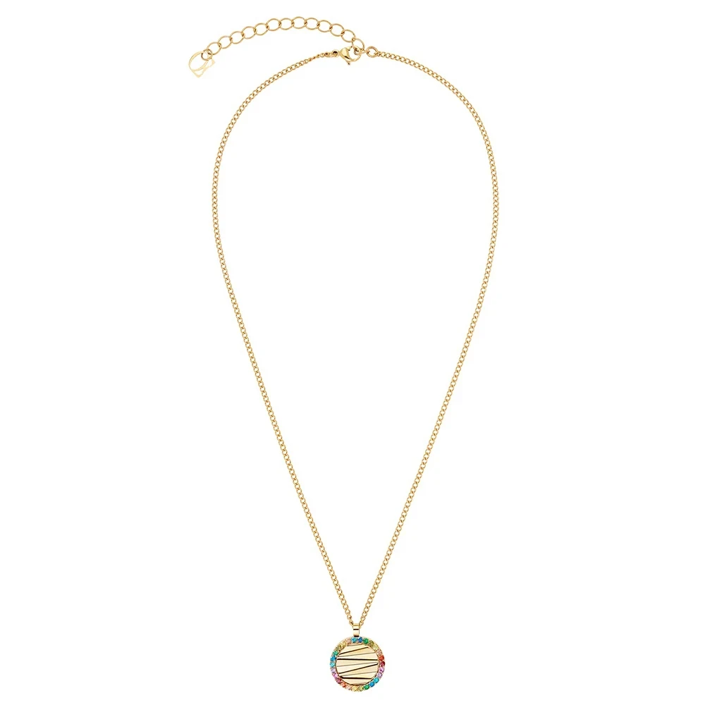 Колье Coeur de Lion Multicolour Rainbow-Gold 2058/10-1535