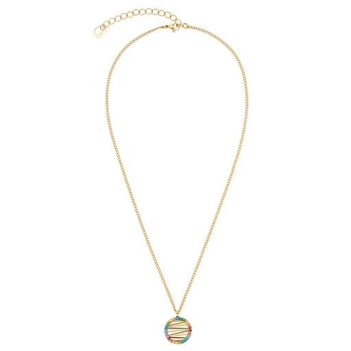 Колье Coeur de Lion Multicolour Rainbow-Gold 2058/10-1535