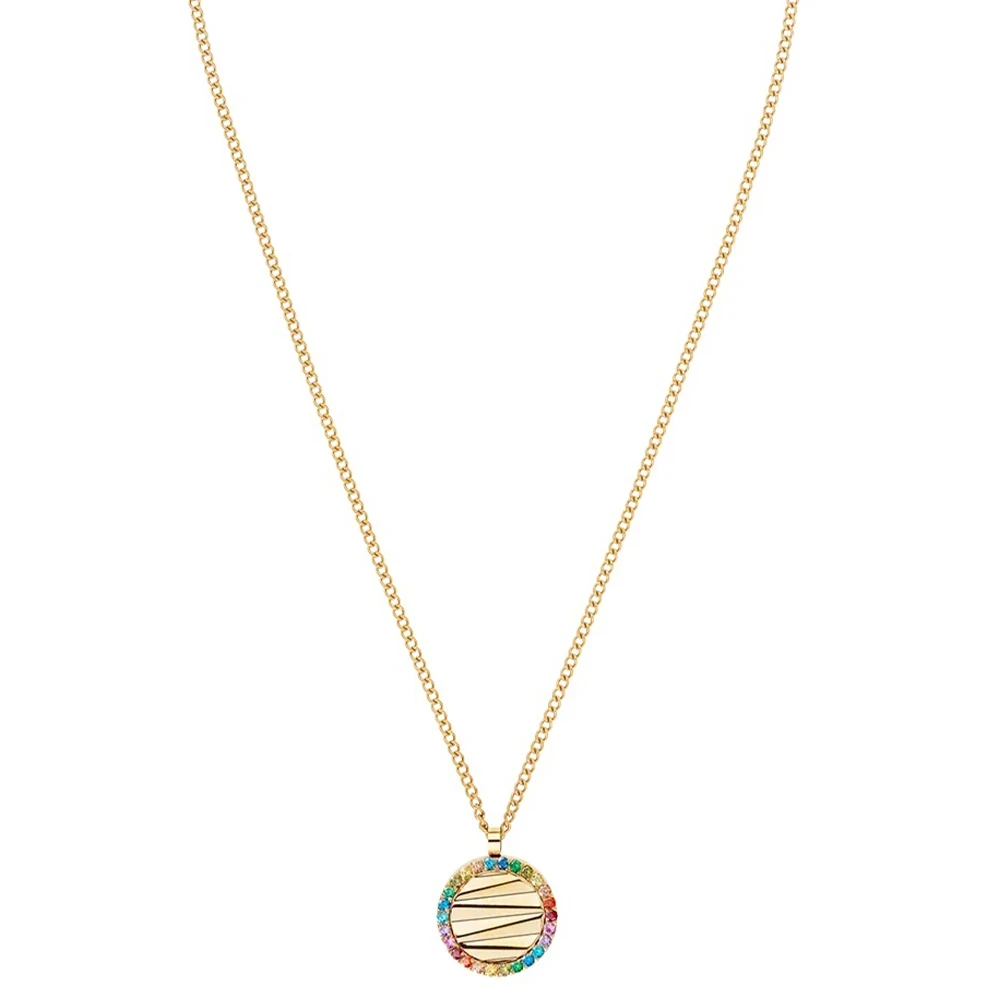 Колье Coeur de Lion Multicolour Rainbow-Gold 2058/10-1535