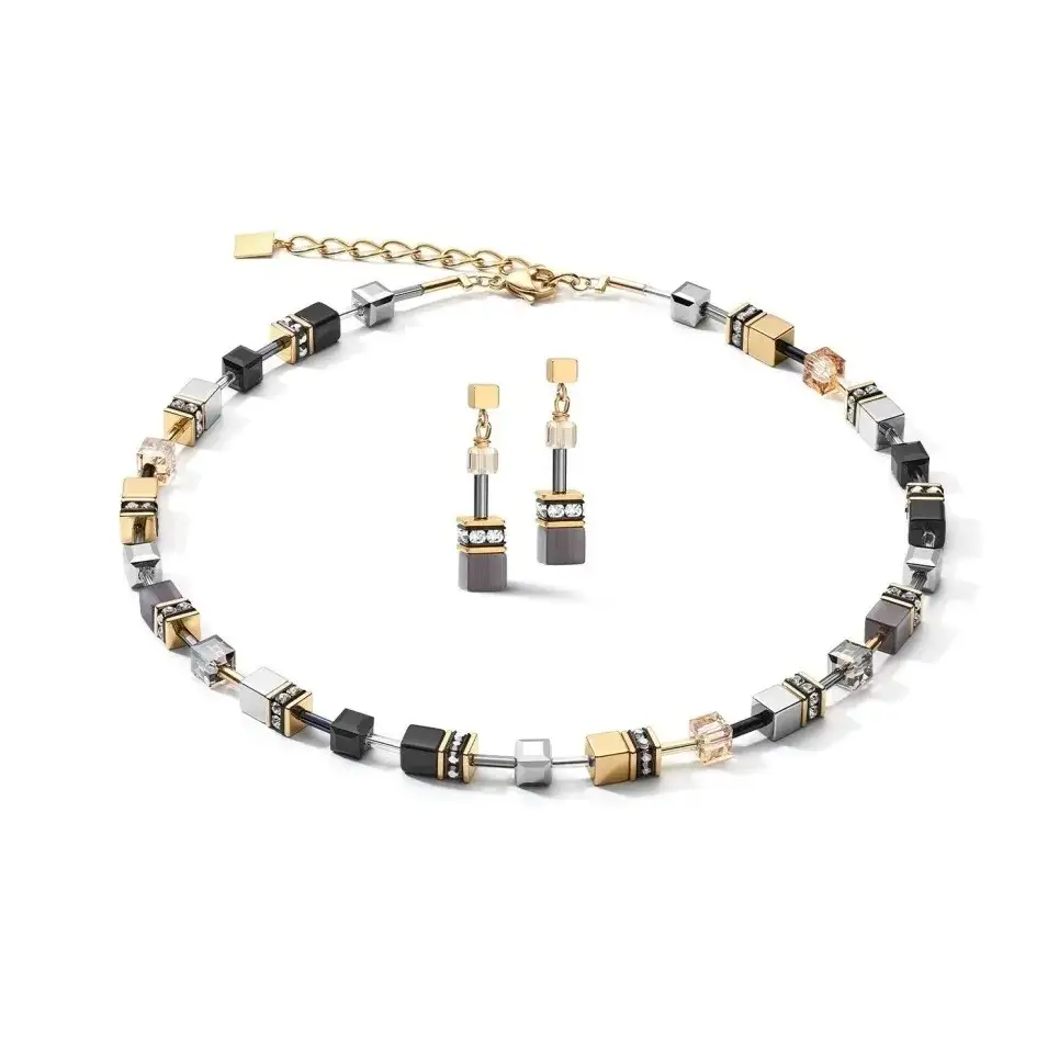 Комплект Coeur de Lion Grey-Gold 2839/1216 