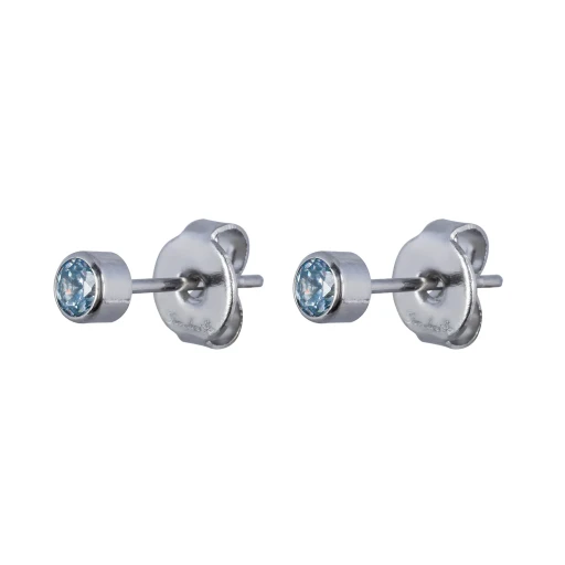 Пусеты Cubic zirconia Ske Blue Fiore Luna SWE0128 SB S