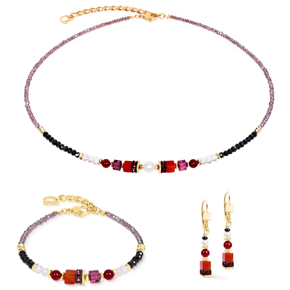 Браслет Coeur de Lion Red-Purple 1142/30-0308