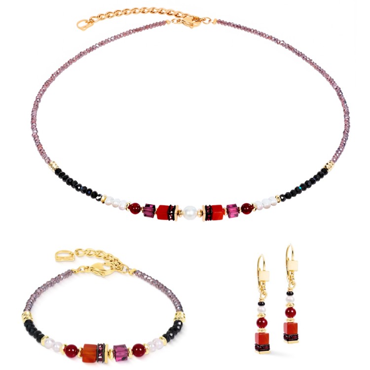 Браслет Coeur de Lion Red-Purple 1142/30-0308