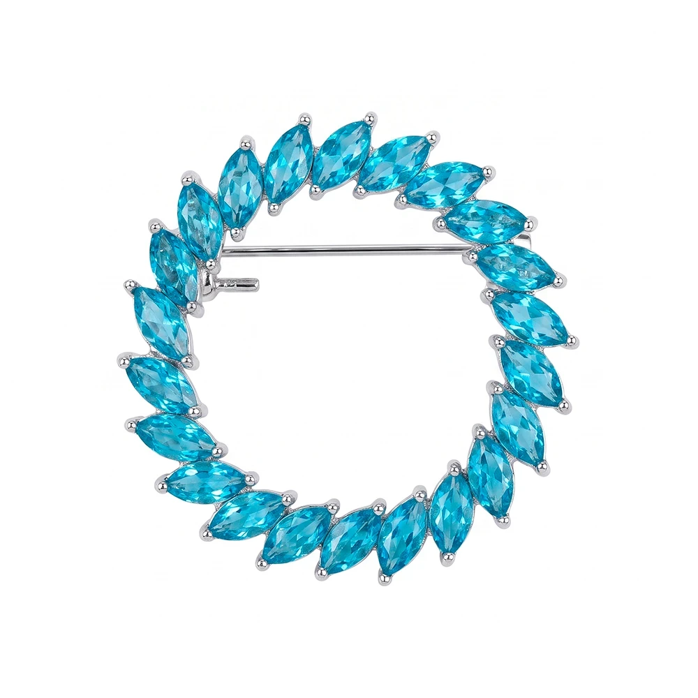 Брошь Fiore Luna FBB01163-15 BL/S