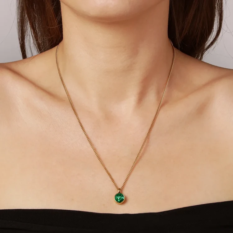 Колье Dyrberg Kern ETTE SG EMERALD GREEN 360016