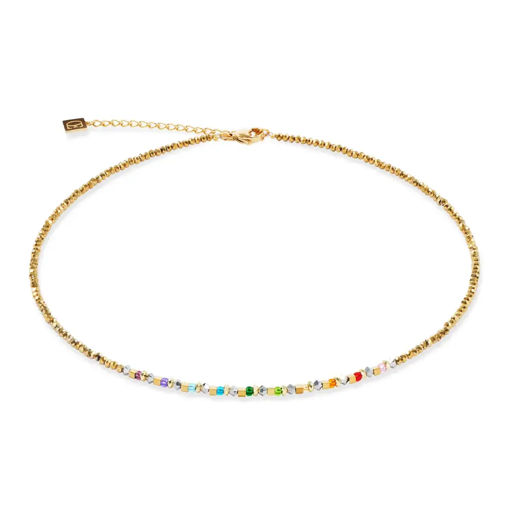 Колье Coeur de Lion Multicolour Gold 4359/10-1516