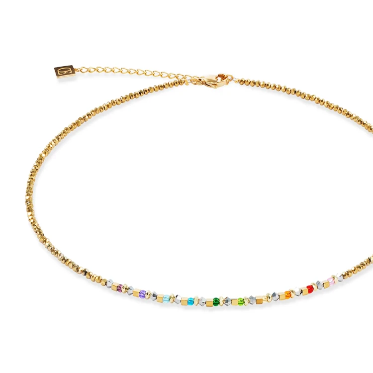 Колье Coeur de Lion Multicolour Gold 4359/10-1516