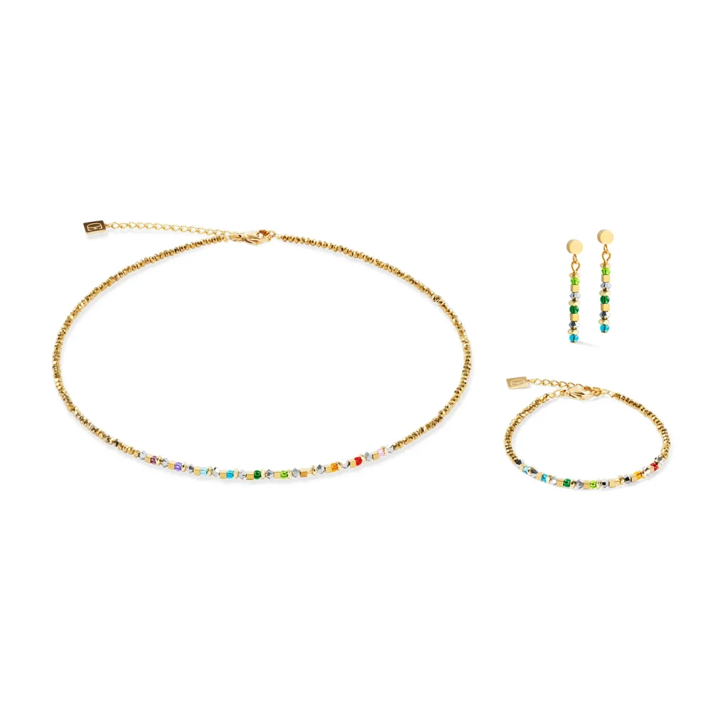 Колье Coeur de Lion Multicolour Gold 4359/10-1516