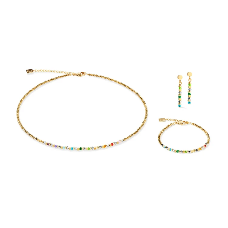 Колье Coeur de Lion Multicolour Gold 4359/10-1516