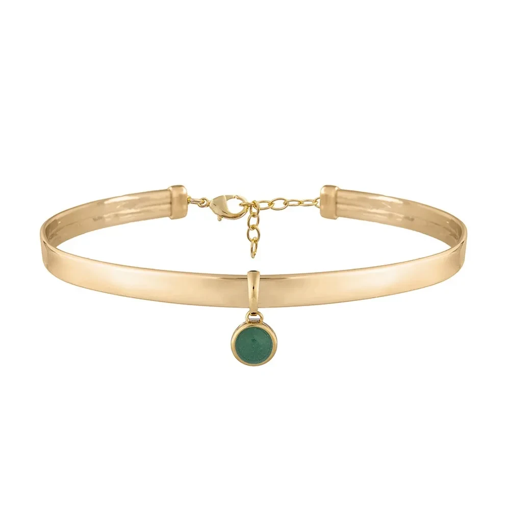 Possebon Чокер Green Quartz B0112.16 G/G